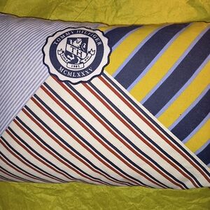Tommy Hifigher Throw Pillow used only as decor. New Condition.